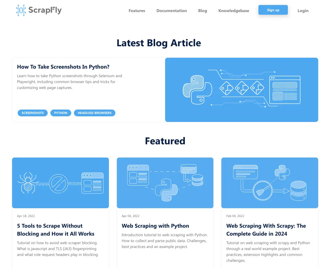 scrapfly blog preview