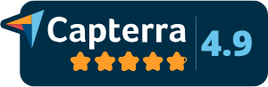 Capterra review badge