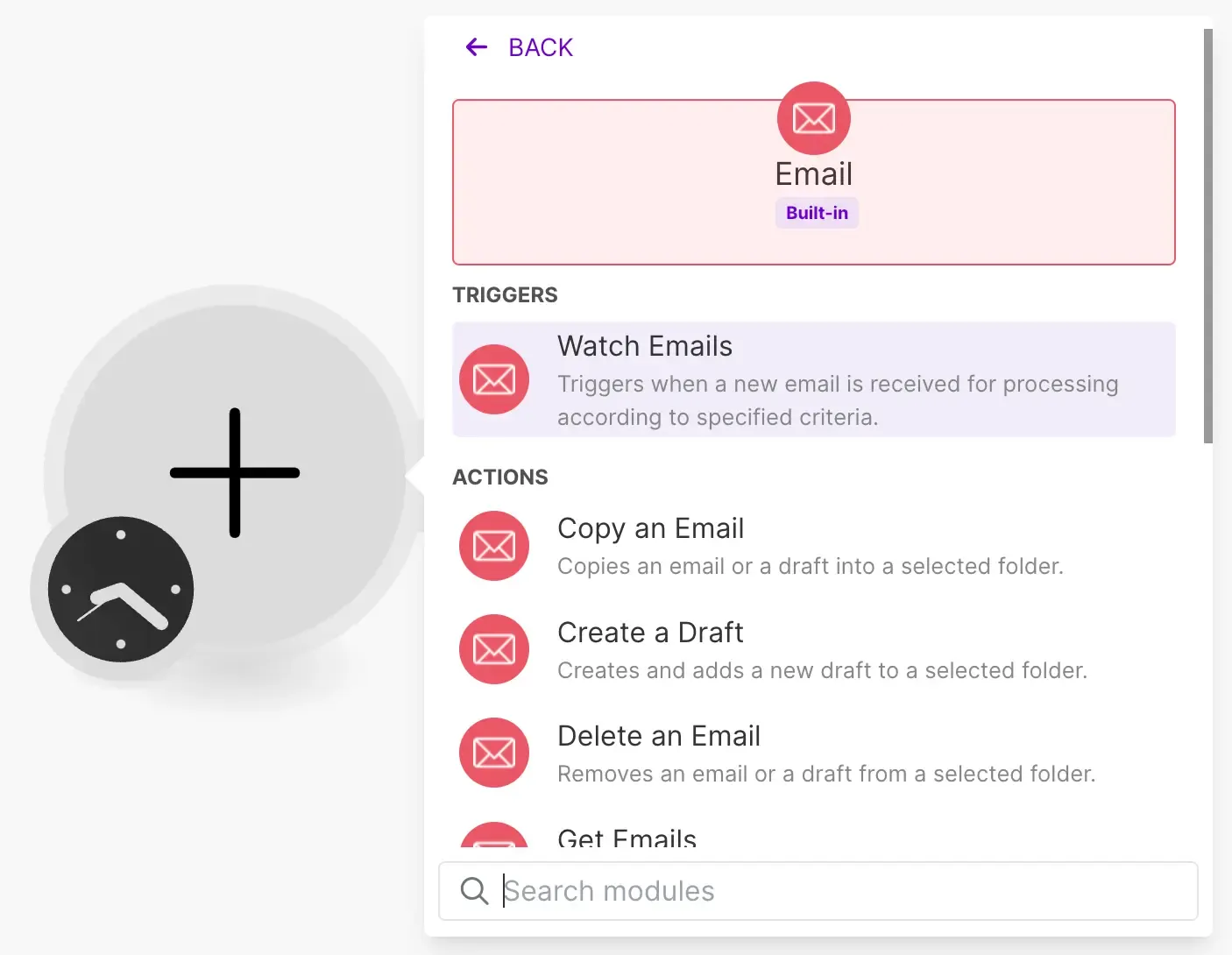 make.com Email triggers