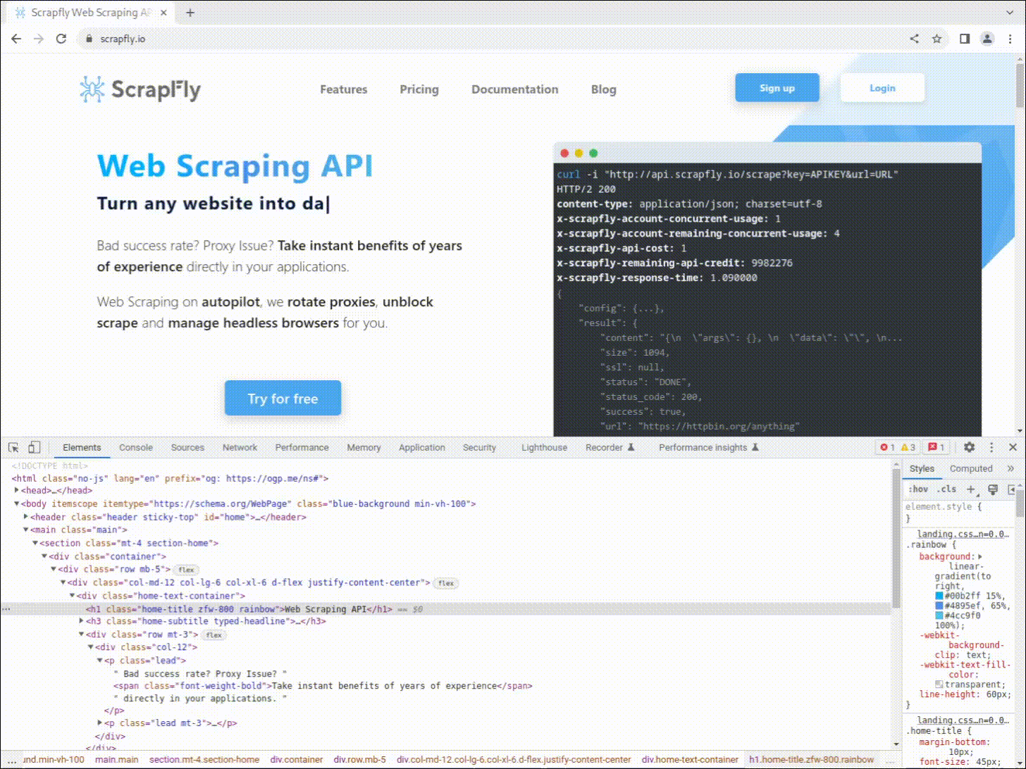 devtools elements tab