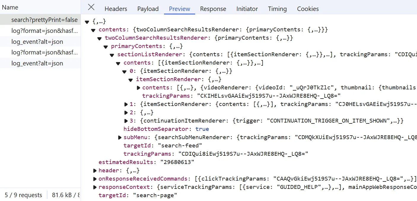 alt="hidden youtube search api" width=900 height=500