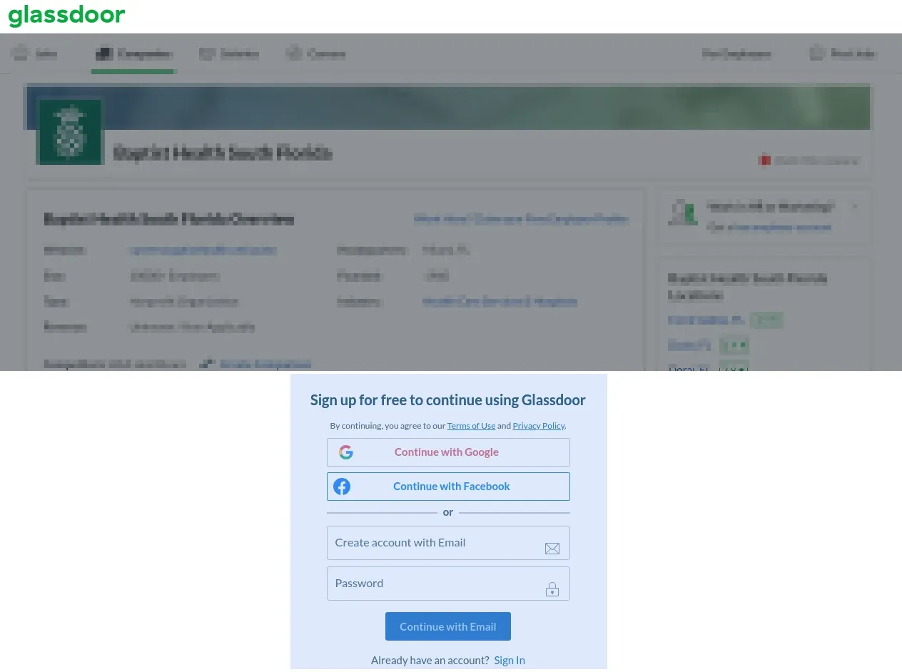 glassdoor overlay example