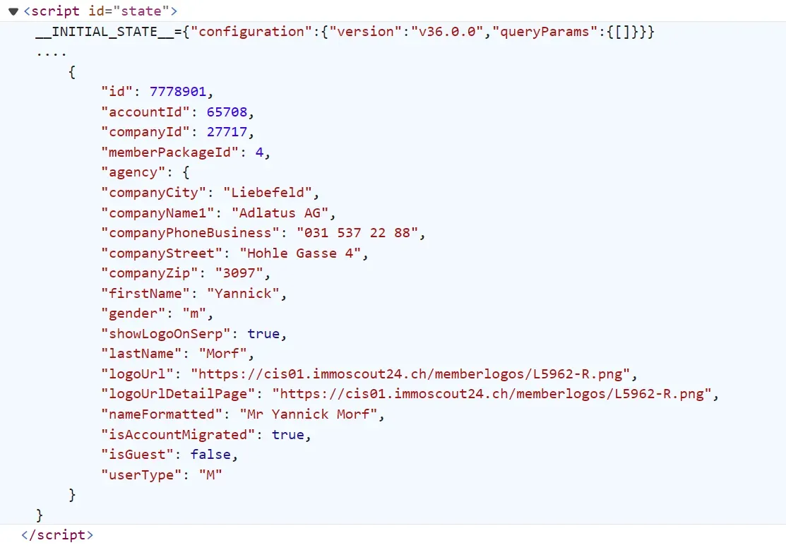 hidden web data on immoscout24.ch search pages