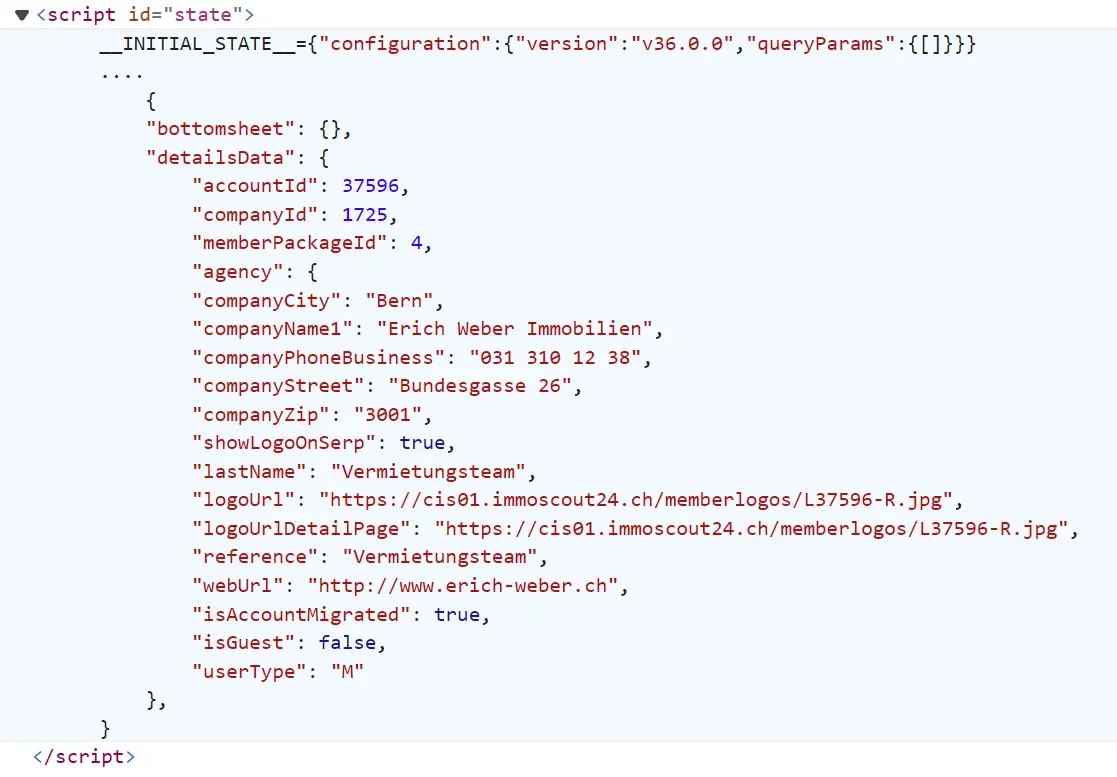 hidden web data on immoscout24.ch property pages