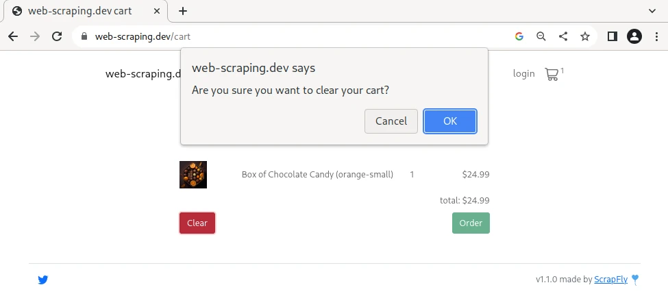 How to handle popup dialogs in Playwright?