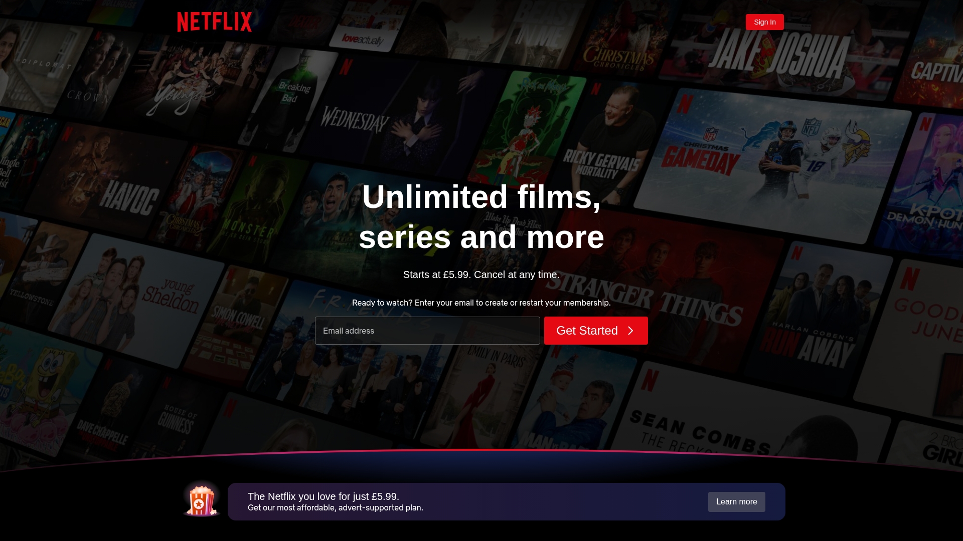 UK version of Netflix
